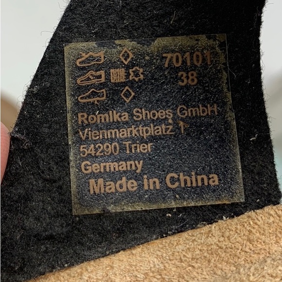 Romika floral cork wedge sandals - Picture 11 of 12